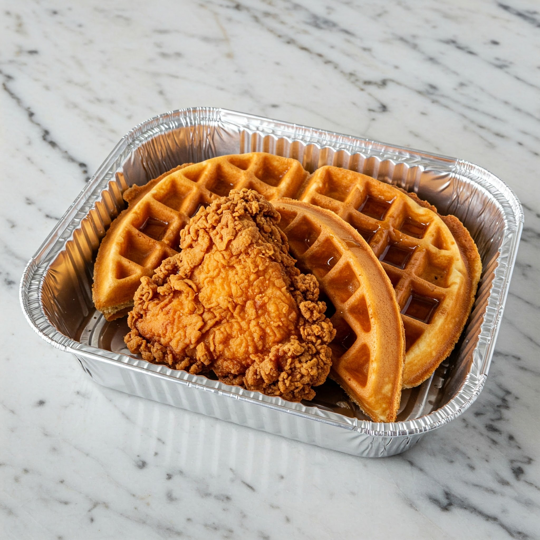 Chicken & Waffles Platter