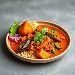 Vegetable Curry Platter
