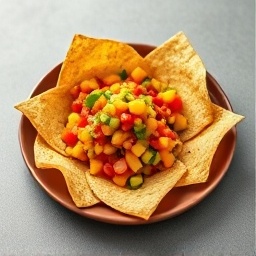 Spicy Mango Salsa & Chips