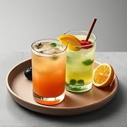 Fruity Bubble Tea Tray