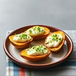 BBQ Chicken Potato Skins