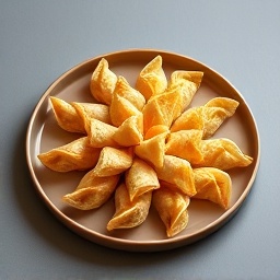 Crispy Fried Wontons with Sweet Chili Glaze