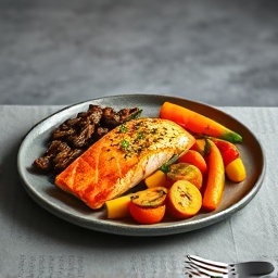 Grilled Salmon with Lemon-Dill Sauce