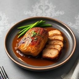 Cider Glazed Pork Chop Tray