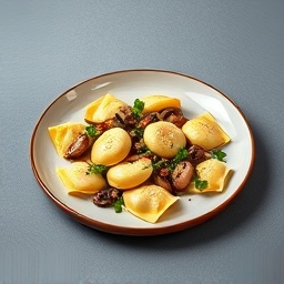 Mushroom Ravioli Tray