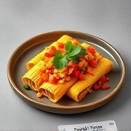 Spinach Tamale Platter