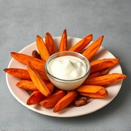 Sweet Potato Fries with Chipotle Aioli