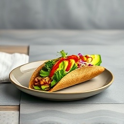 Avocado and Veggies Pita Sandwich w/ Side Of Rice