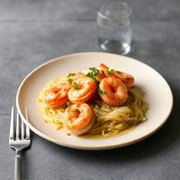 Shrimp Scampi Platter