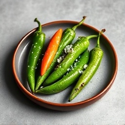 Shishito Peppers with Sea Salt
