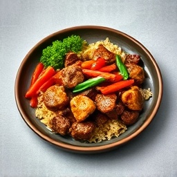 Szechuan Beef Stir Fry Platter