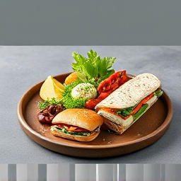 Tofu & Veggie Ham Banh Mi Platter