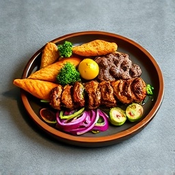 Beef Kabob Platter
