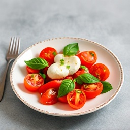 Mozzarella, Tomatoes & Basil Salad