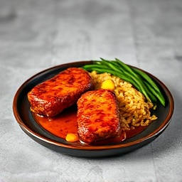 Jerk Pork with Pineapple Glaze