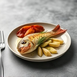 Baked Lake Perch
