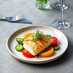 Seared Black Sea Bass Tray