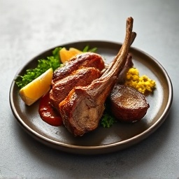 Grilled Lamb Chops with Rosemary and Garlic