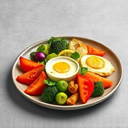 Veggie Omelette Platter