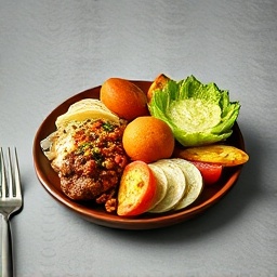 Salvadoreño Tipico Platter