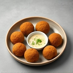 Falafel Bites with Tahini Dip